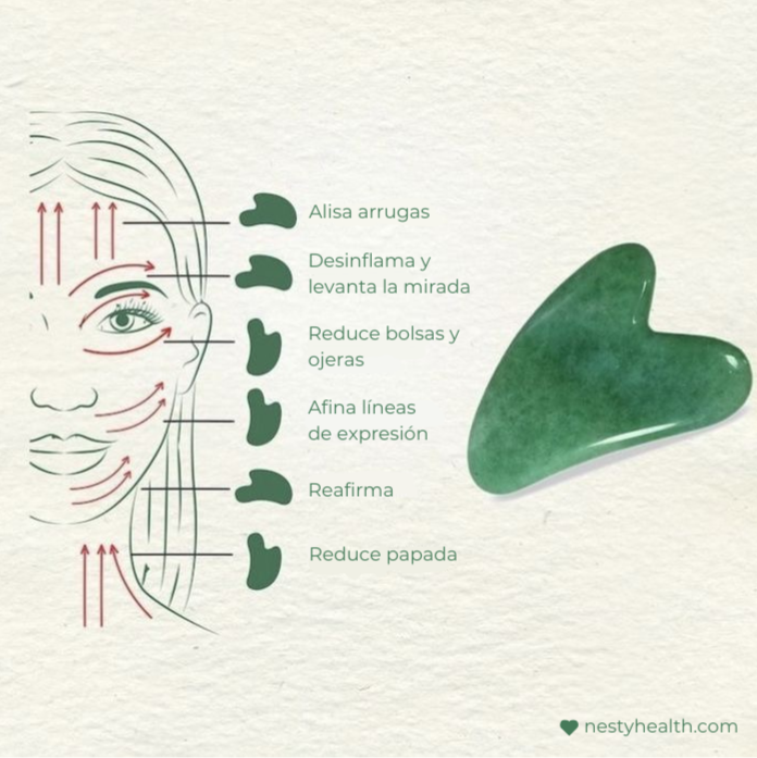 Pack rodillo de jade + gua sha de regalo